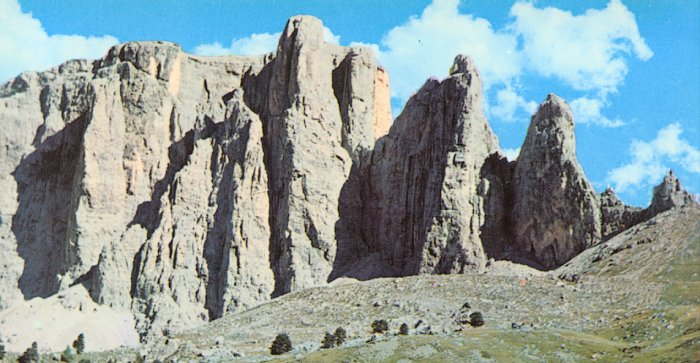 Sellajoch in the Italian Dolomites