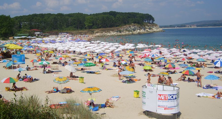 Beach at Kiten on the Black Sea Coast of Bulgaria