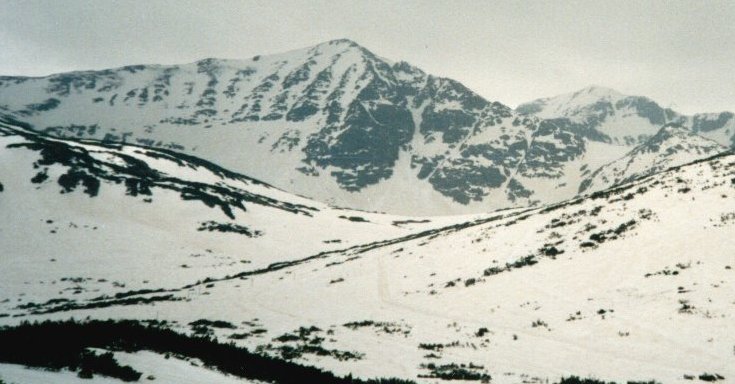 Mt. Moussalla ( Musala ) in Bulgaria