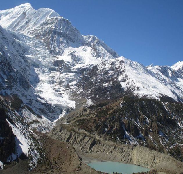 Gangapurna above Manang Village