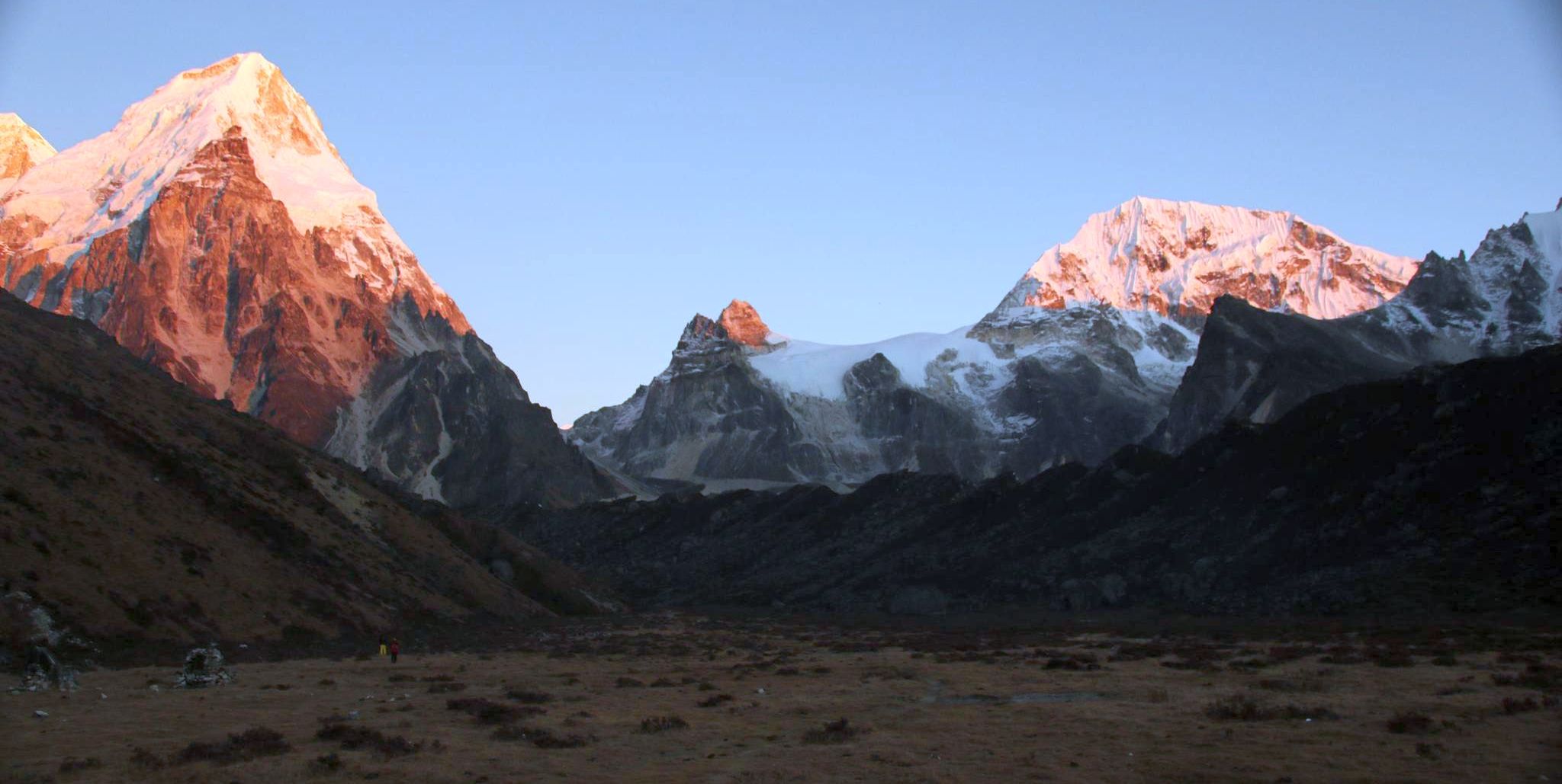 Ratong and Koktang on the South Side of Mount Kangchenjunga