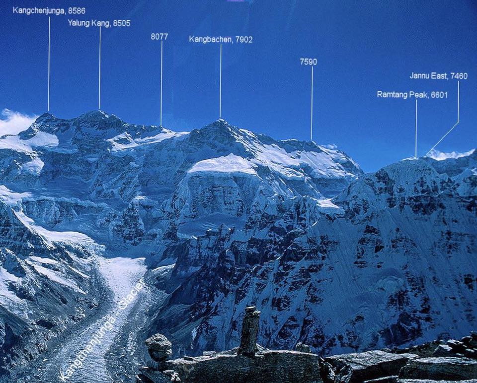 Mount Kangchenjunga from  the North