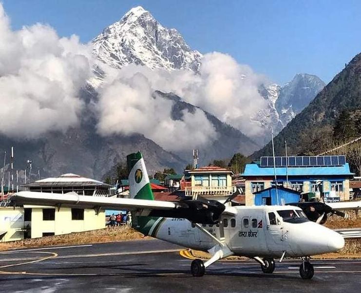 Mt. Kwande Ri from Lukla