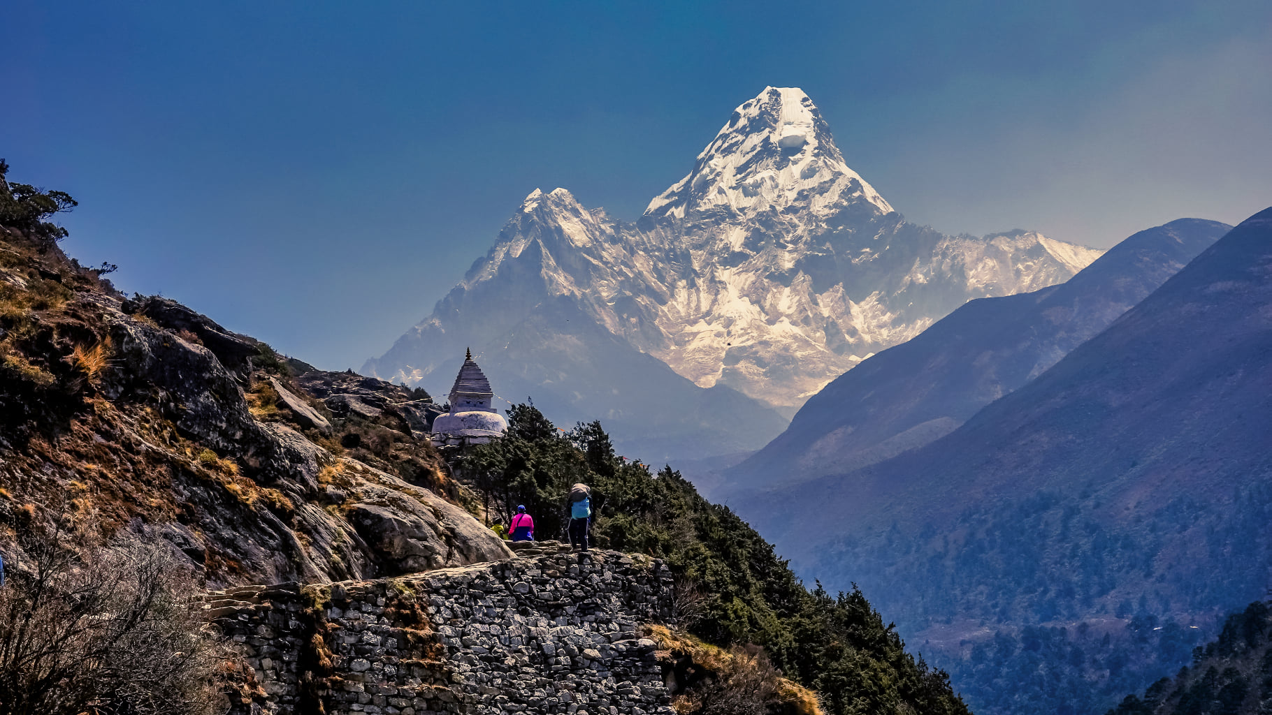 Ama Dablam above Pangboche