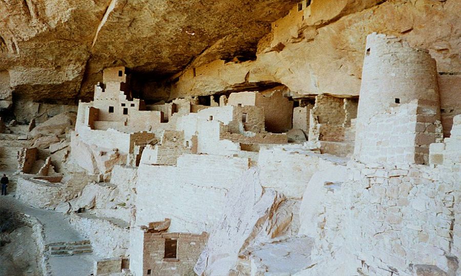 Cliff dwellings at Mesa Verde