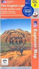 English Lakes - SW Area OS Explorer Map