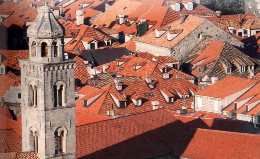 Monastery in Dubrovnik on the Dalmatian Coast of Croatia