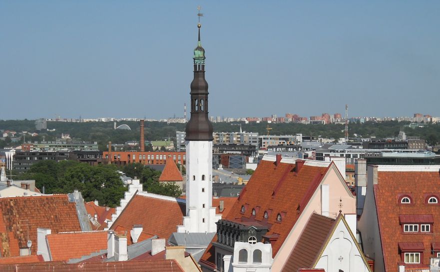 View over Tallinn - capital city of Estonia