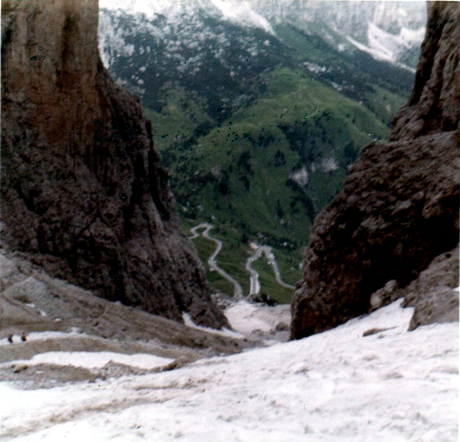 On ascent of Pic Boe in the Italian Dolomites