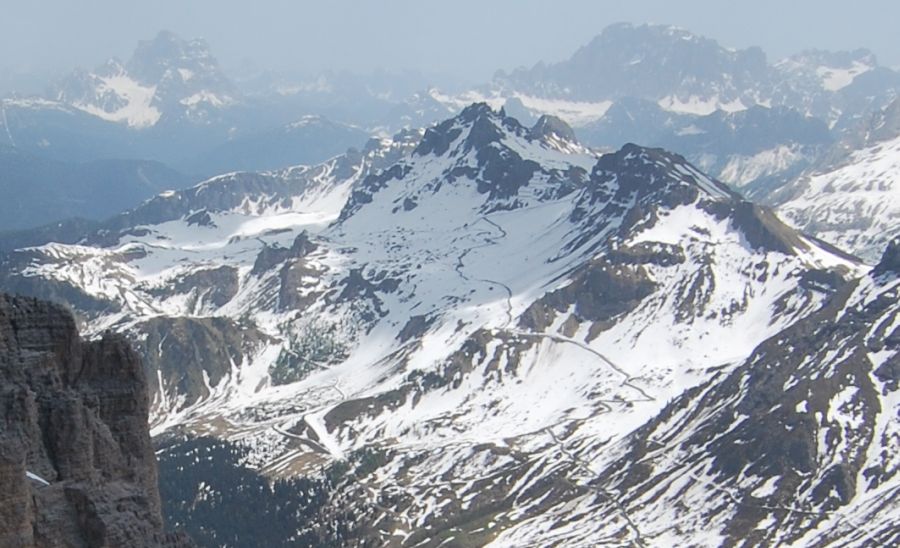 Passo Pordoi in the Italian Dolomites