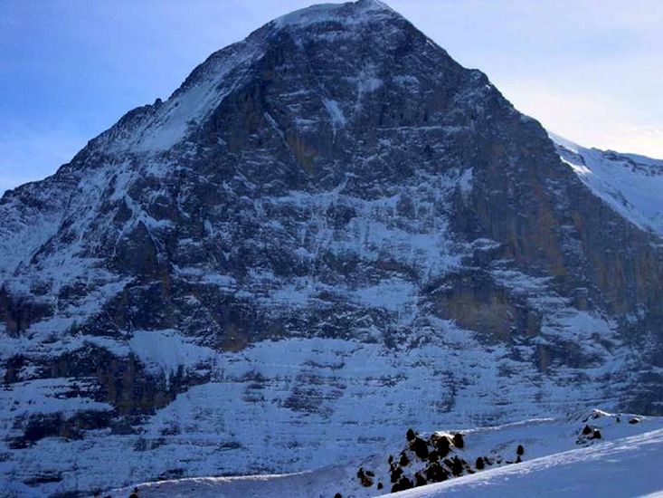 Eiger North Face above Grindelwald