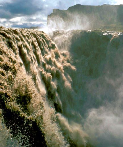 Dettifoss in Iceland - Europe's most powerful waterfall