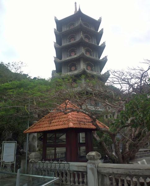 Pagoda on the Marble Mountains near Danang