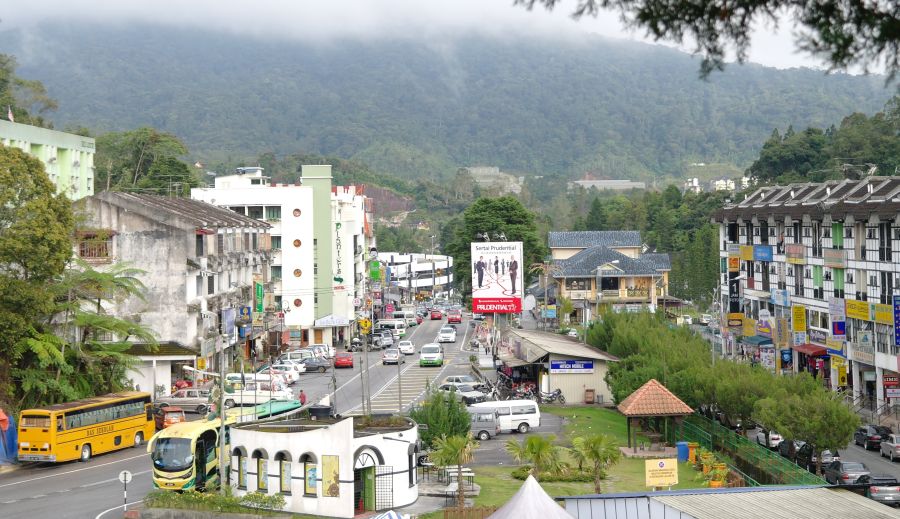 Tanah Rata in Cameron Highlands in Peninsular Malaysia