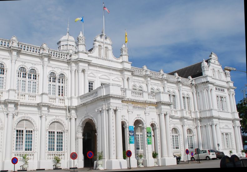 City Hall State Building in Georgetown on Pulau Penang