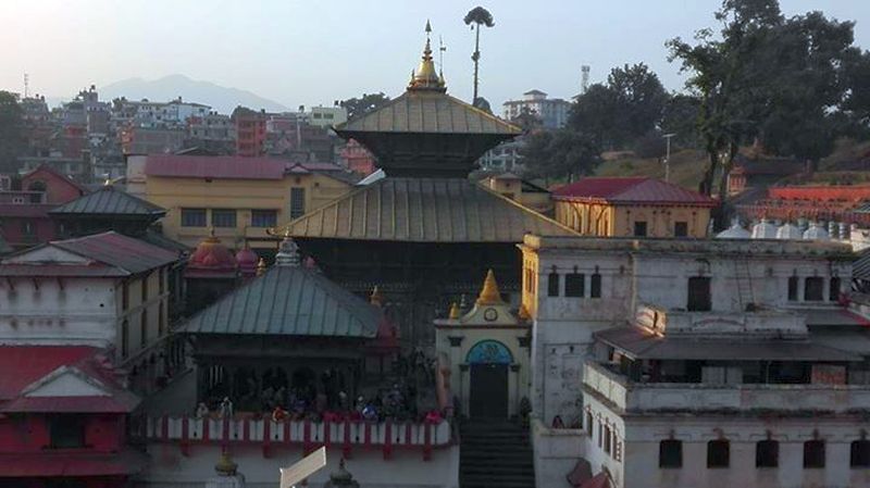 Hindu Temple at Pashupatinath in Kathmandu