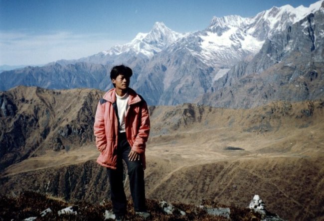 Macchapucchre ( Fishtail Mountain ) from Lamjung Himal Region