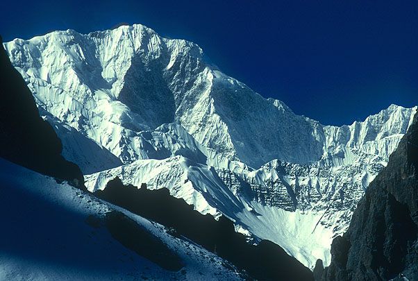 The Seven Thousanders - Disteghil Sar ( 7885m ) in the Karakorum Mountains of Pakistan - the world's twentieth highest mountain