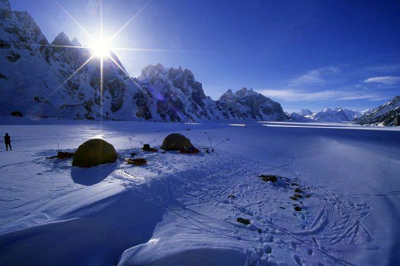 Snow Lake in the Pakistan Karakoram