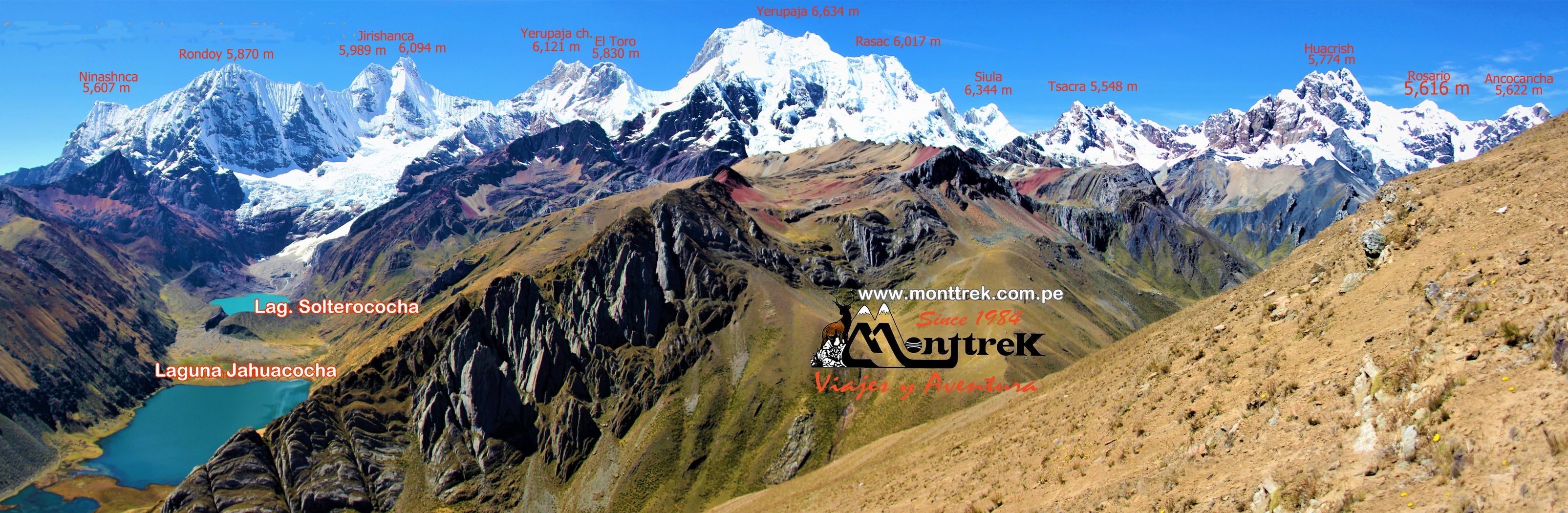 Panorama of the Cordillera Huayhuash