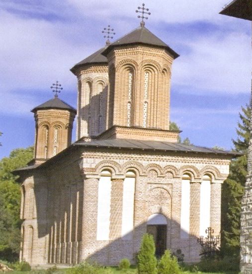 Monastery at Snagov in Romania