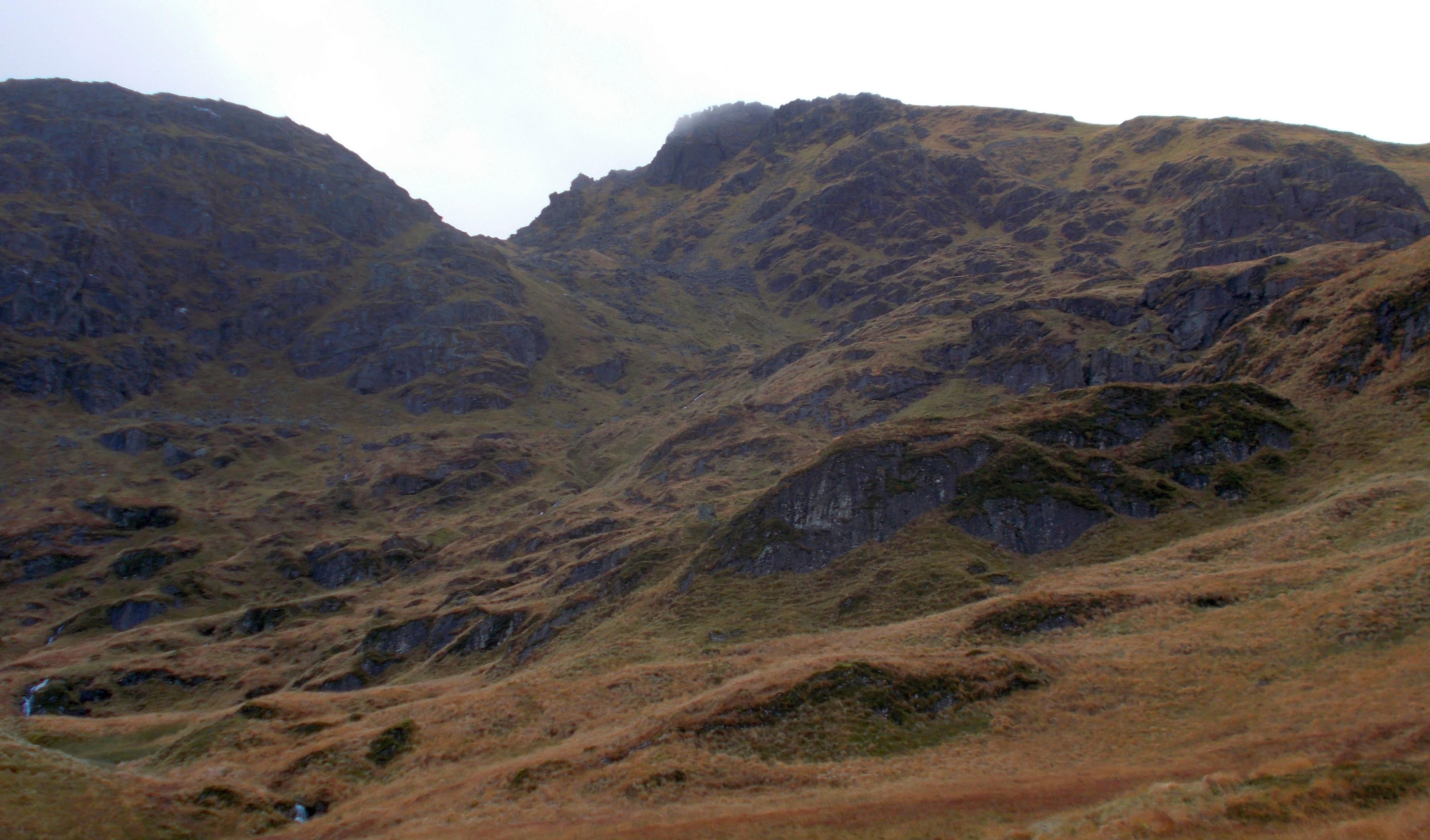 Beinn Narnain above Allt Sugach