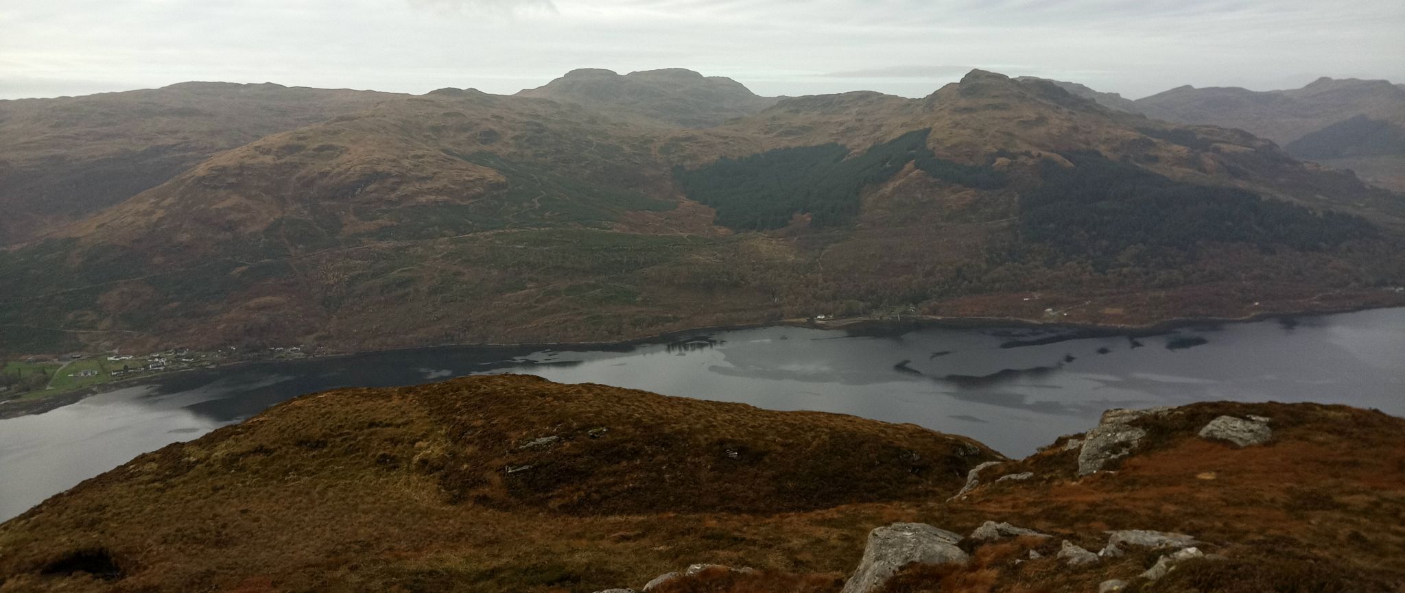 Beinn Bheula above Loch Goil from Clach Bheinn