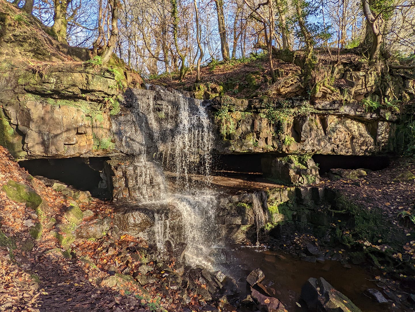 Blairskaith Linn on Branziet Burn