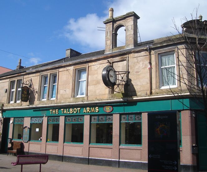 Talbot Arms Pub in Milngavie Town Centre