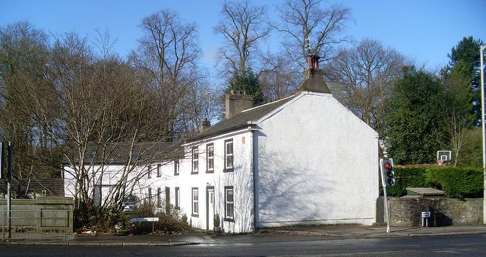 Cottages at Garscube Bridge at Killermont in Bearsden