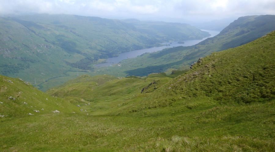 Loch Arklet from Beinn a'Choin