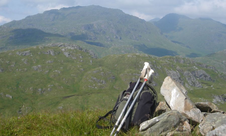 Beinn Chabhair and Beinn a Chroin from Stob nan Eighrach