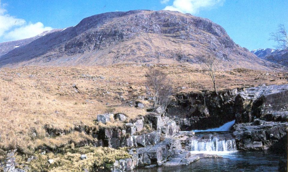 Beinn Maol Chaluim and Stob na Braige on Buachaille Etive Mor