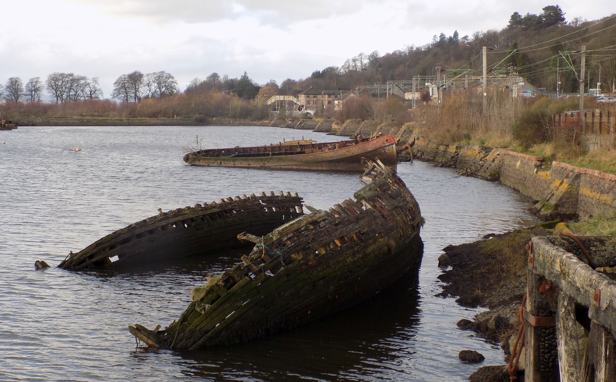 Boat Hulks at Bowling Harbour