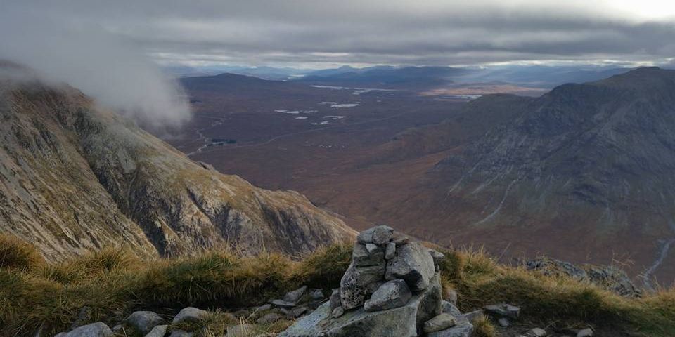 Rannoch Moor from Buachaille Etive Mor