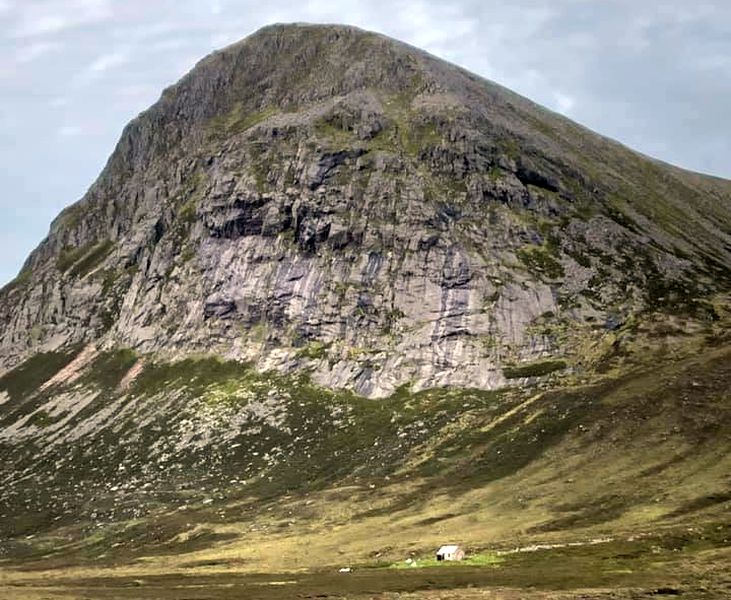 Corrour Bothy beneath Devil's Point