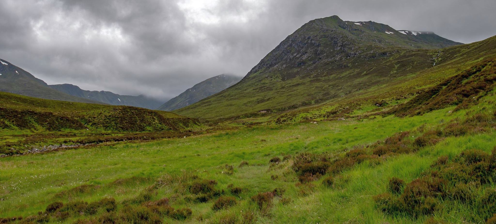 Toll Creagach above Glen Afric