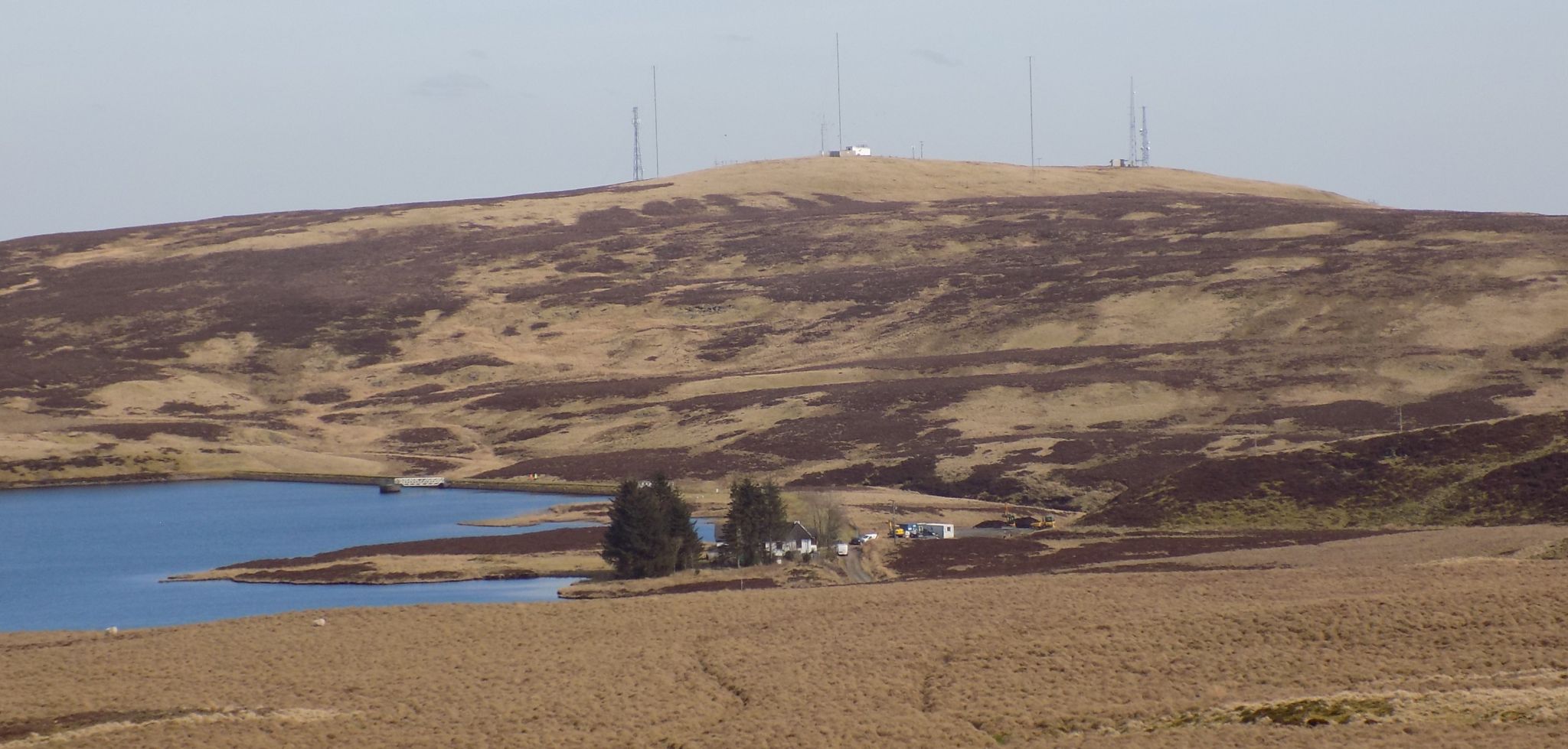 Lower Earlsburn Reservoir  beneath Earl's Hill on route to Hart Hill