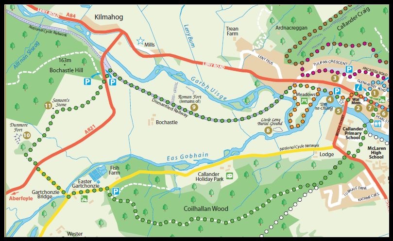 Route Map for Callander Circuit