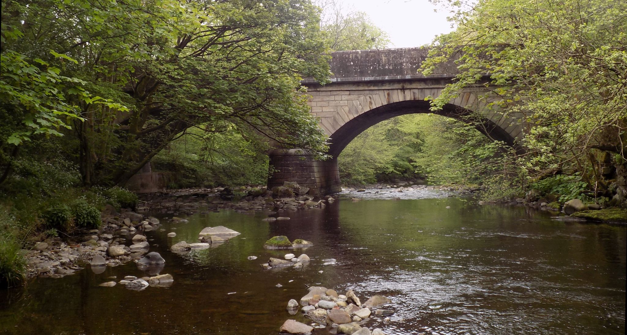 Denny Bridge over Carron River at Herbertshire Castle Park