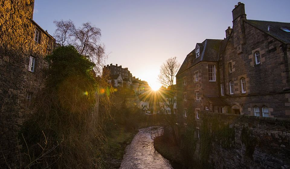 Dean Village in Edinburgh