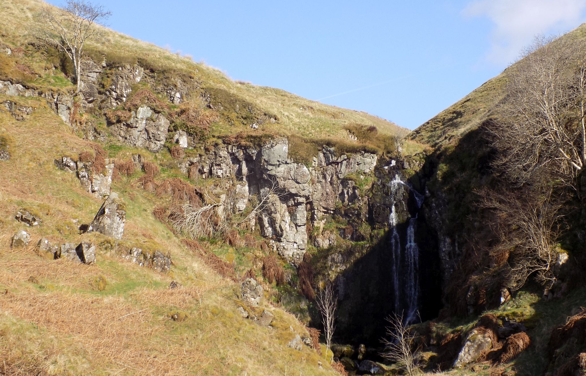 Waterfall in Fin Glen