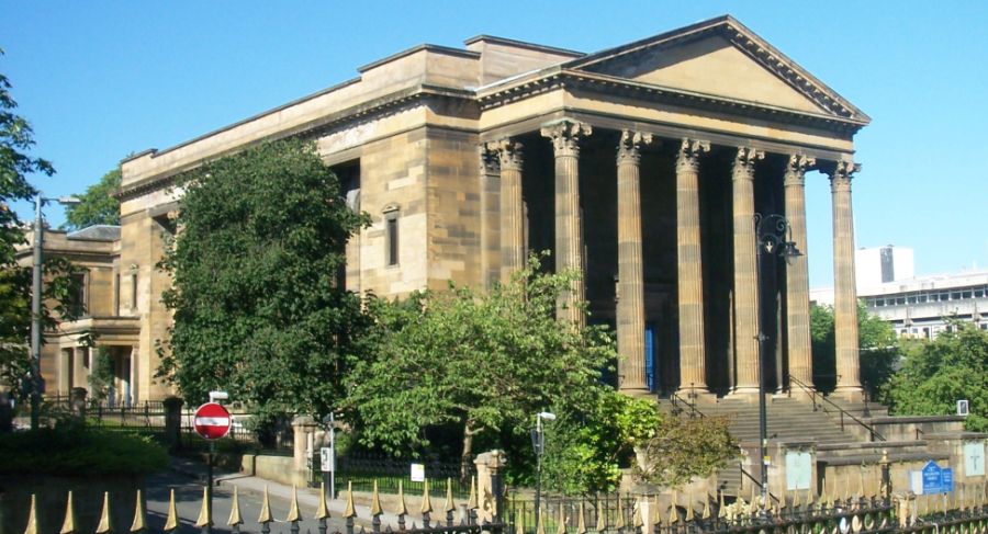 Wellington Church in University Avenue, Glasgow