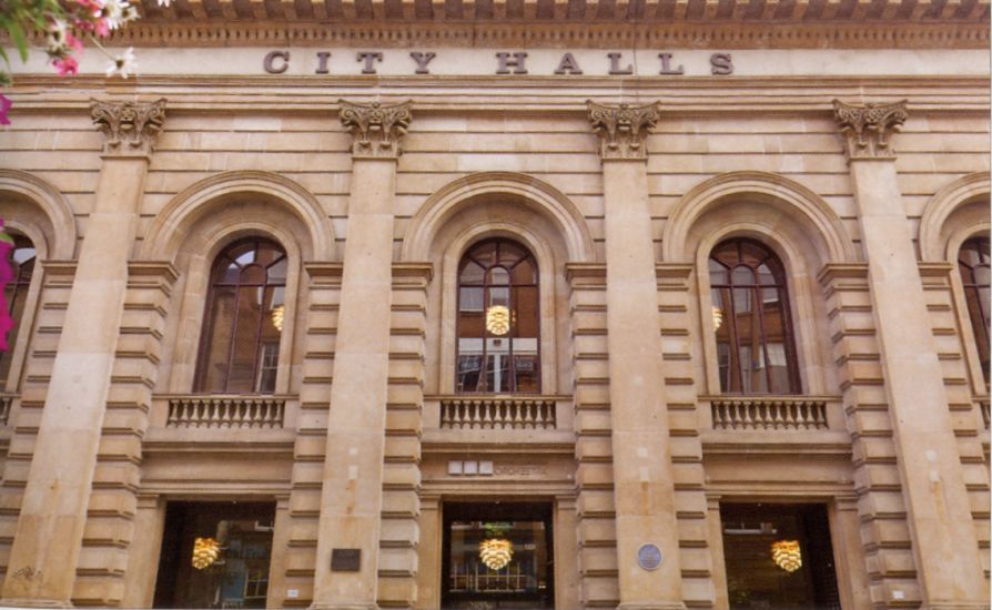 City Halls in the Merchant City area of Glasgow