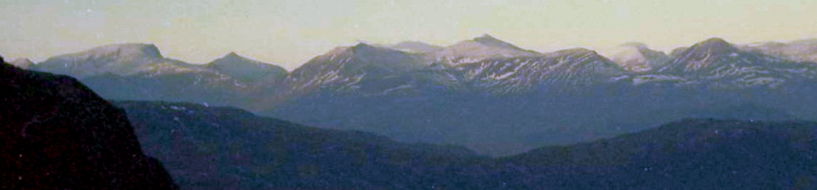 Ben Nevis from Meall a Bhuiridh in Glencoe