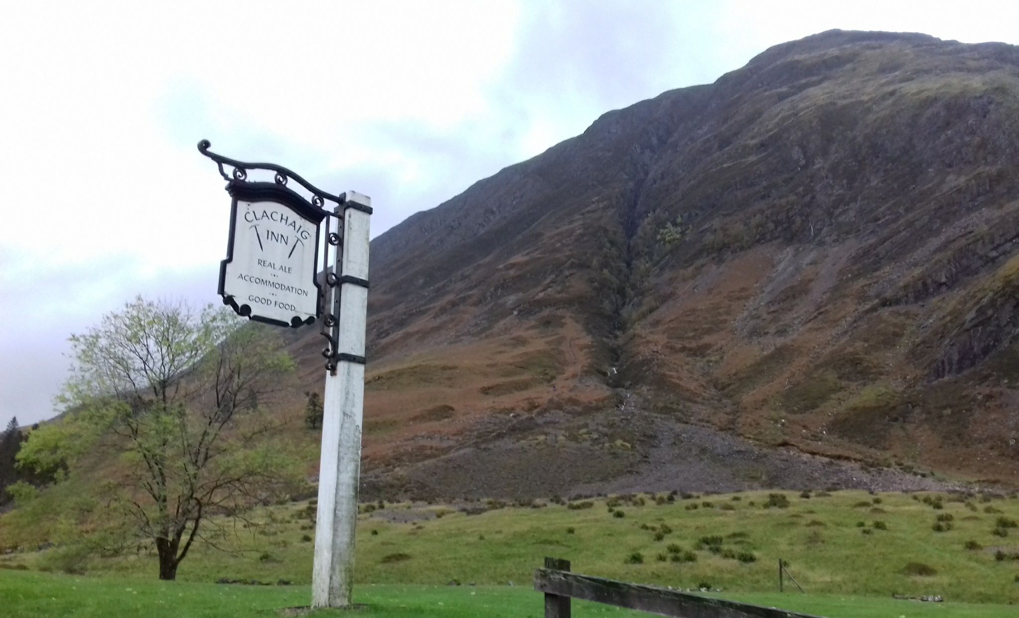 Clachaig Gully above Clachaig Inn in Glencoe