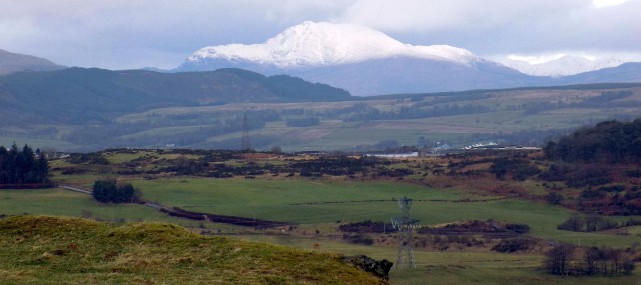 Ben Lomond from trig point above Kilmacolm