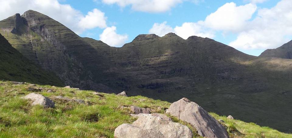 Beinn Alligin in the Torridon Region of the NW Highlands of Scotland