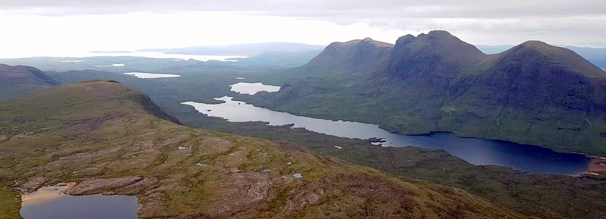 Baosbheinn above Loch a' Bhealaich from Beinn Alligin