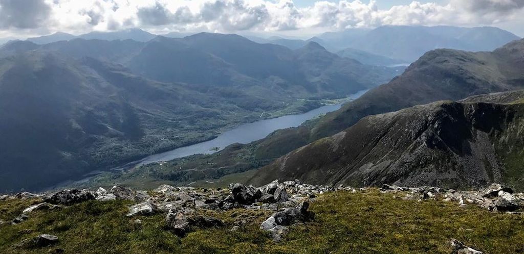 Loch Leven from the Mamores above Glen Nevis